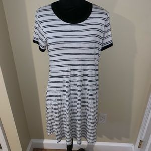 Striped T-shirt dress